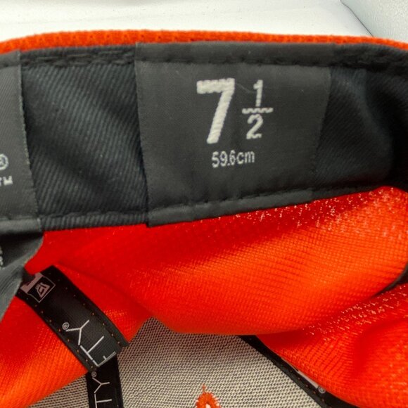 59Fifty Houston Astros baseball hat Orange blue Size 7.5 New Era - Picture 10 of 10